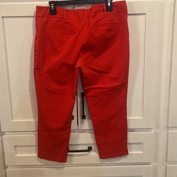7th Avenue design studio red crop pants - Picture 2 of 4